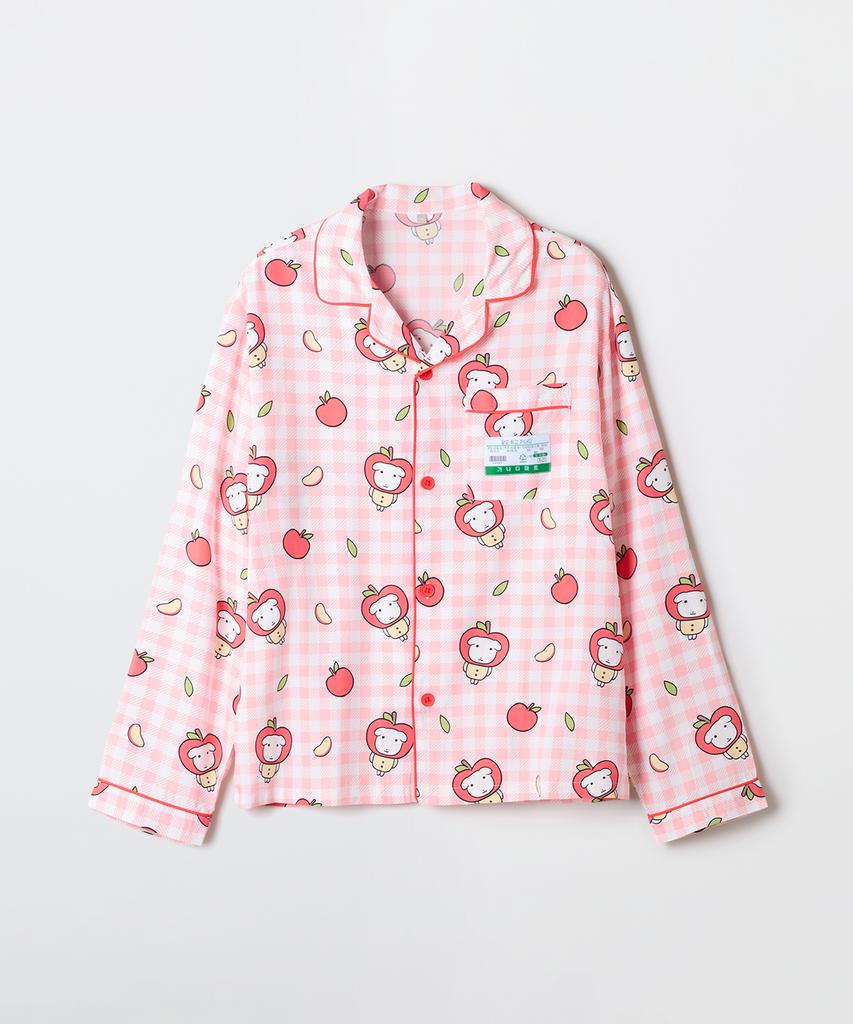 Seupao [Ganadi] Sweetness-Focused Ganadi Long Sleeve Pajamas (Red)_Spppg23U05