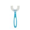 "U-Shaped Silicone Toothbrush & Toothpaste Set for Kids Ages 2-12"