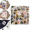 50 Cute Cartoon Cat Stickers For Scrapbooking Luggage Phone Cases Guitars And Skateboards