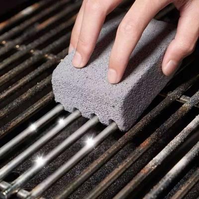 Abrasive Pumice Stone - SHOP-STORY - BLOCK GRILL - Easy Cleaning - Grey - Kitchen and Barbecue