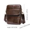 Fashion Genuine Leather Shoulder Bag for Man Small Messenger Bags Mini Travel Crossbody Bag Men Flap Bag Male