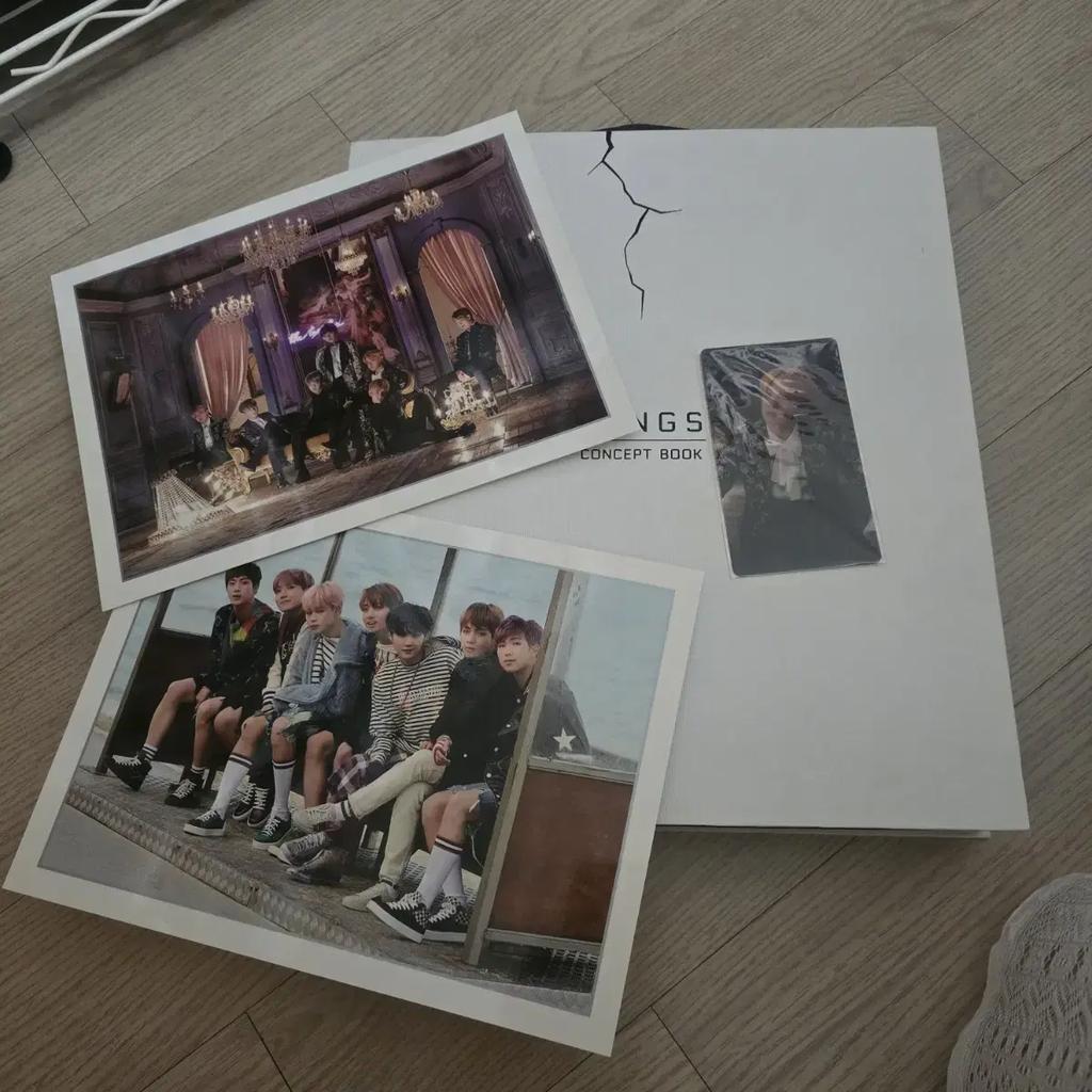 Bulletproof Wings Concept Book Full Set With Hoseok Lenticulars. Bts Hobi Photocard