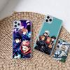 DT22 Etui Jujutsu Kaisen na Samsung A04 A14 A23 A34 A54 M23 M33 M52 M53 Realme 10 9 C30S C35 C55 VIVO Y02S Y21 Y33S Y51 X80 Pro Przezroczyste Etui