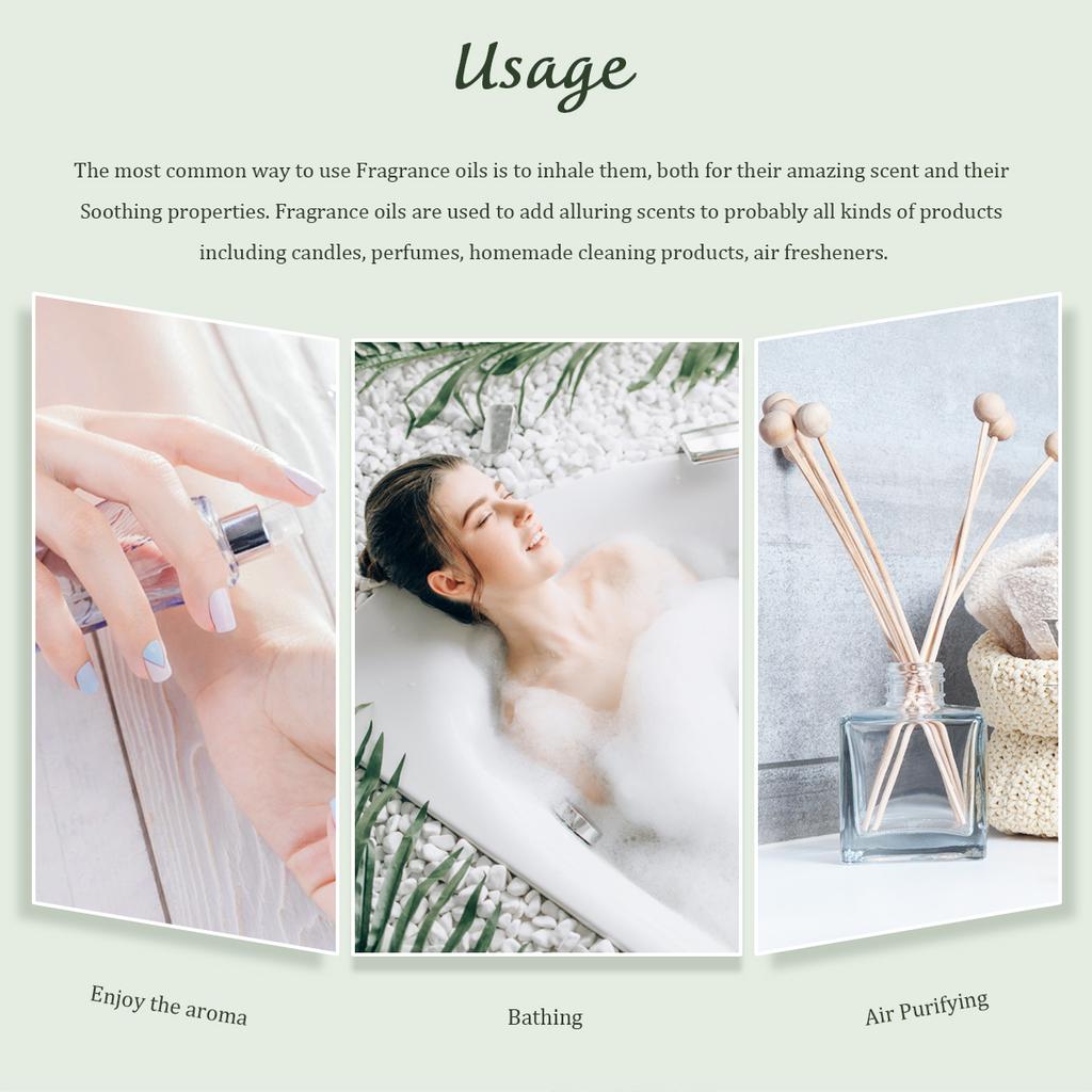 PHATOIL 6Pcs Floral Fragrance Oil Women's Day Gift Set Freesia Angel Fresh Linen Essential Oil for Humidifier Massage Skin Care DIY Perfume