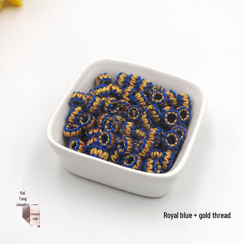 Yingluo Pineapple Knot Button Hand-Woven DIY Accessories Kit for Bracelets and Necklaces