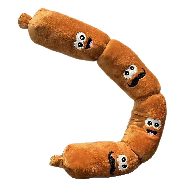 Large Tear-Resistant Plush Dog Toy with Airbag Sound for Self-Entertainment