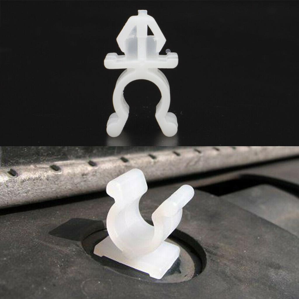 10Pcs Hood Support Prop Rod Clip Buckle 65722-01E00 for Nissan Car Accessories Hood Prop Rod Support Rod Retainer Clamp