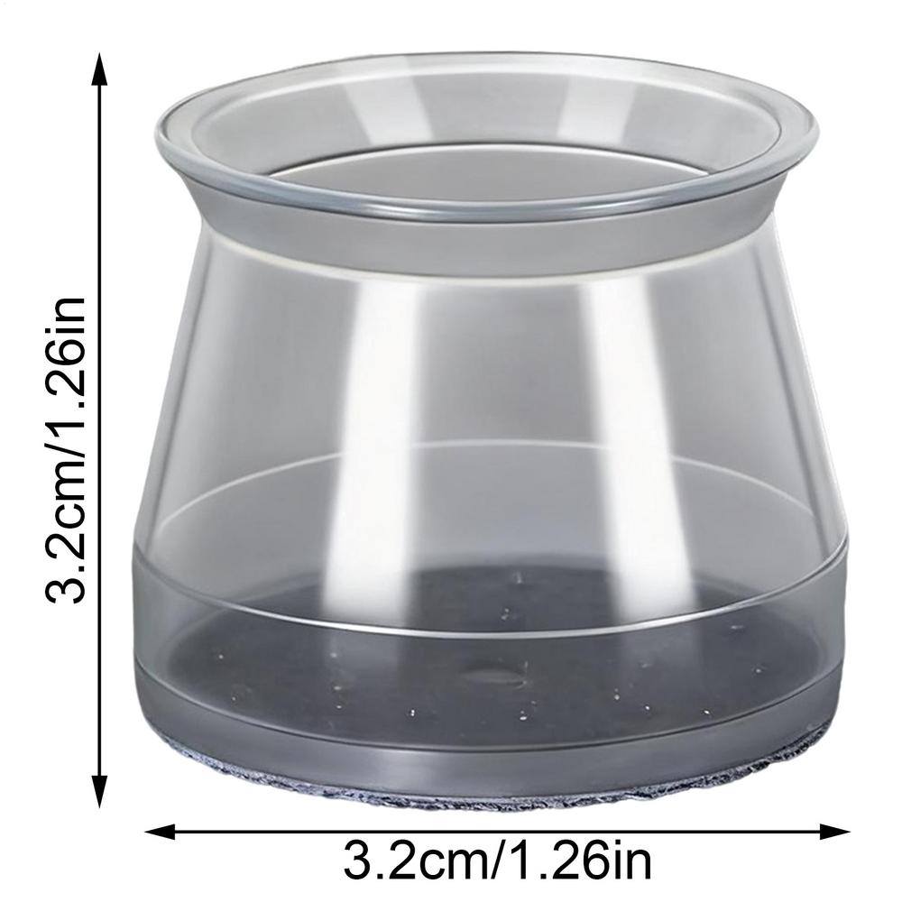 10pcs Chair Leg Floor Protectors For Hardwood Floors Silicone Chair Caps Covers Furniture Pads Sliders Wrapped Felt Bottom