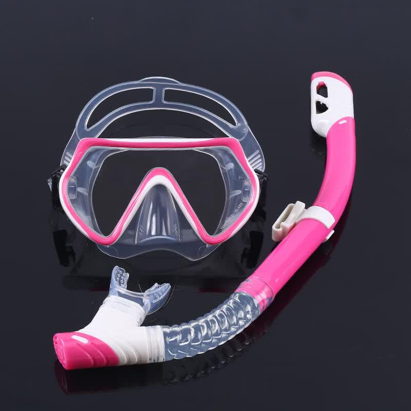 OLOEY Semi-Dry Snorkeling Mask Set