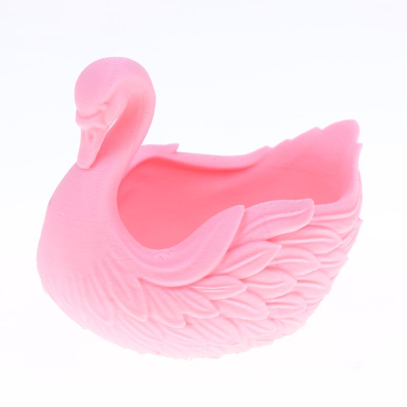 Swan Shaped Key Holder Bowl Swan-Shaped Storage Tray Elegant Swan Organizer Key Wallet Holder Succulents Plant Pot Desktop Tray