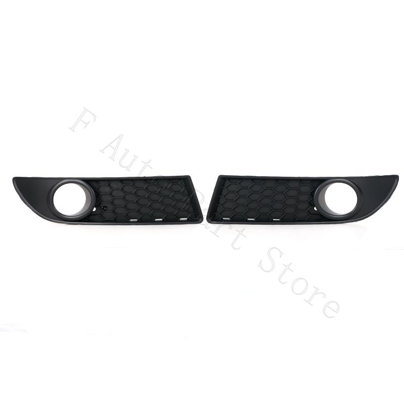 For VW POLO GTI 2006 2007 2008 2009 MK4 9N3 Car Front Bumper Fog Light Lamp Frame Cover Grille Foglights Foglamp Trim Cap Hood