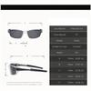 New 2pcs  Polarized Sunglasses for Men Lightweight Night Vision Male Shades Cycling Driving Fishing Fashion Mirror Sunglasses