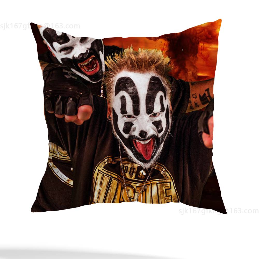 Наволочка Insane Clown Posse, противоаллергенная, с невидимой молнией, из шелковистого короткого плюша, чехол для диванной подушки 12x12Inch