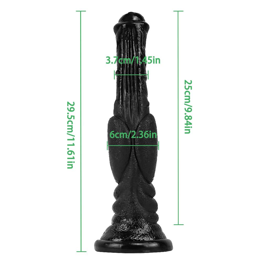 Pferdepenis-Simulation Tierdildo Sex Orgasmus Erwachsener Dildo Saugnapf Penis Anal Butt Plug Erwachsene Produkte 18+ Sexspielzeug