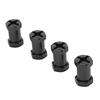 4PCS 12mm Hex Hub Adapters with Nuts Aluminum Alloy Wheel Hub Extension Adapter for 1Celsius10 RC Car 20mm Length