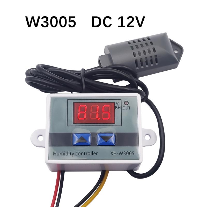 W3001 W3002 W3005 W1088 W1099 Digital Display Microcomputer Temperature Humidity Controller 12V 220V Hygrometer Thermorelator