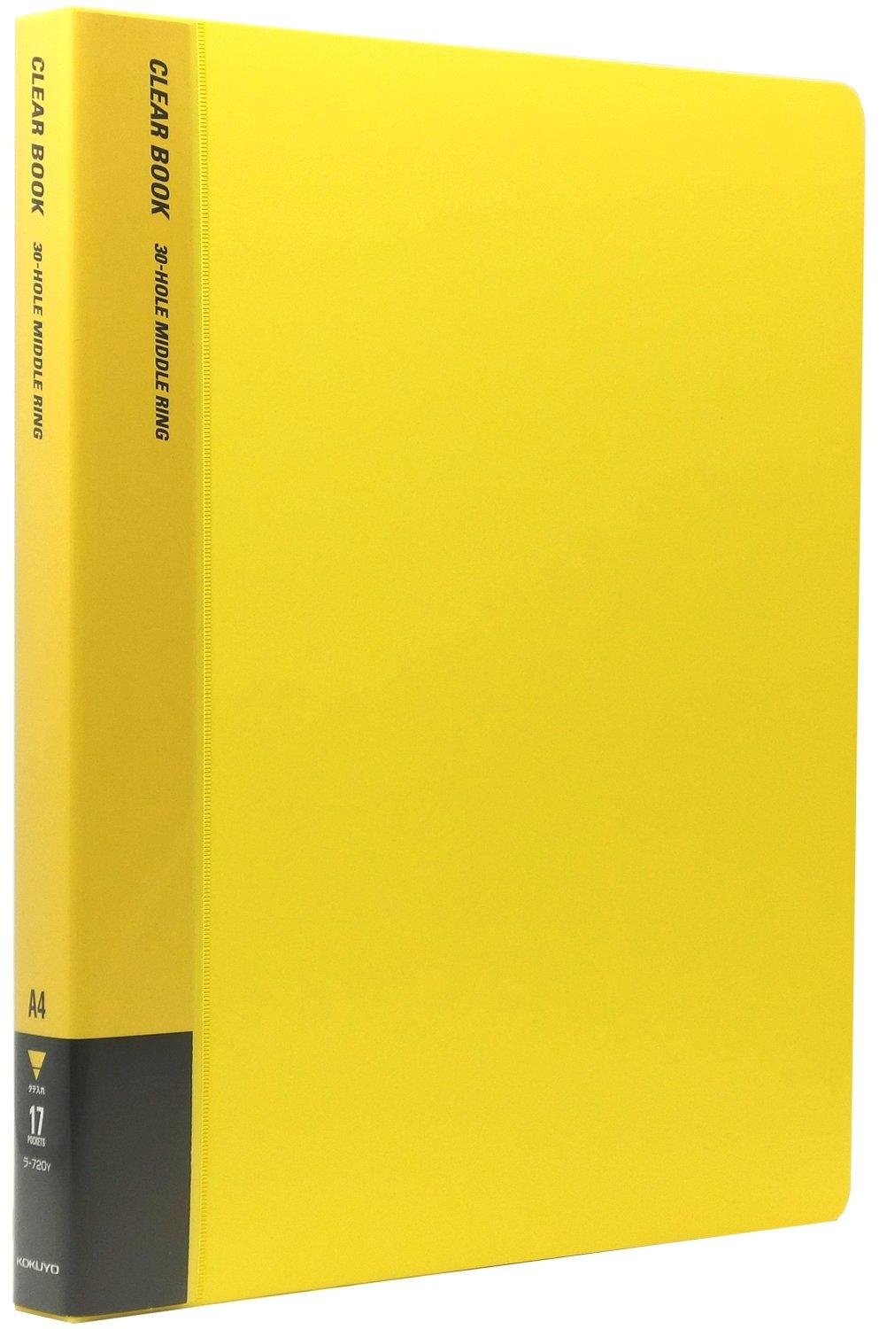 

KOKUYO File Clear File Replacement Paper Type A4 30 Holes 12 Sheets Yellow La-720Y