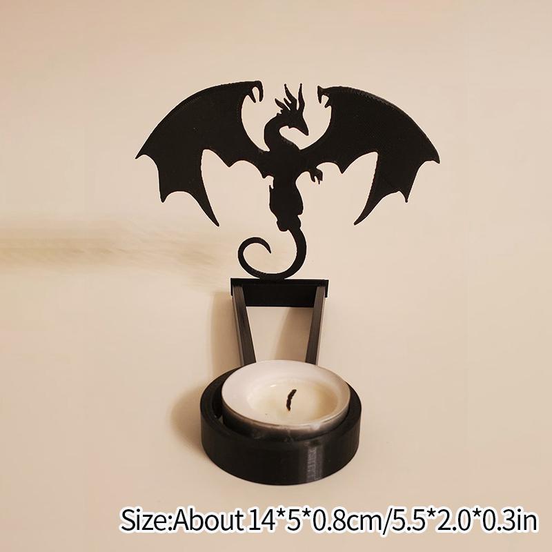 Halloween Ghost Candle Holder Funny Halloween Christmas Candlestick Stand Devil Xmas Tree Shadow Projection Desktop Ornament