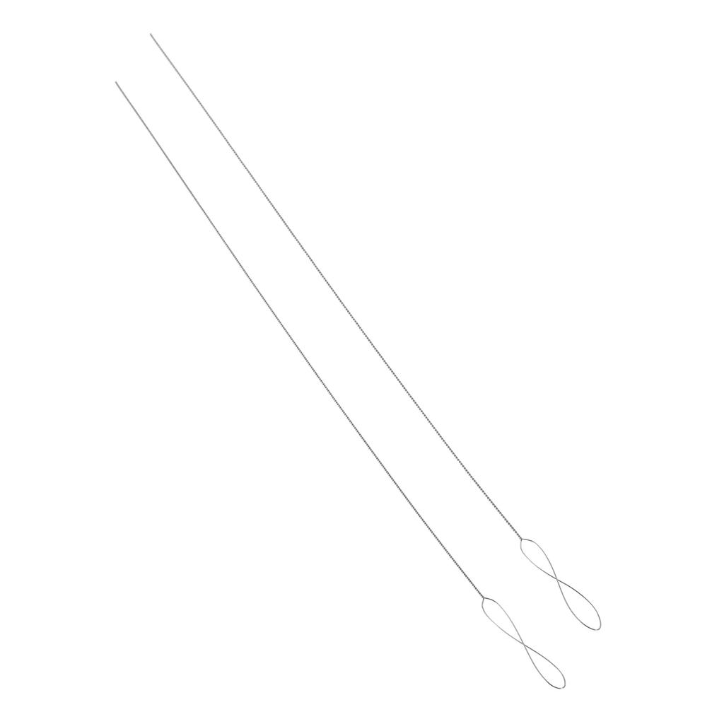 2Pcs 0.15-0.7mm Stainless Steel Big Eye Beading Needles Easy Thread String Cord Pins For Beads Pearls DIY Jewellry Making Tools