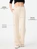 2026 Spring Women's High-Waisted Modal Slimming Drawstring Straight Leg Pants