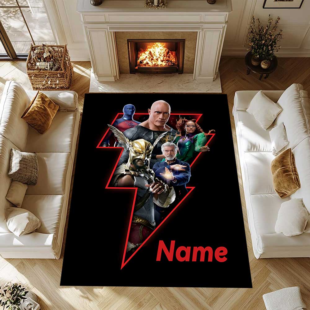 Warner Bros. Works (53) Customize your name rug, office chair cushion, home bedroom living room gift.