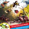 New Simulation Insect Model Figures Spider Bee Kids Education Toy Dragonfly Grasshopper Animals Model Set Halloween Prank