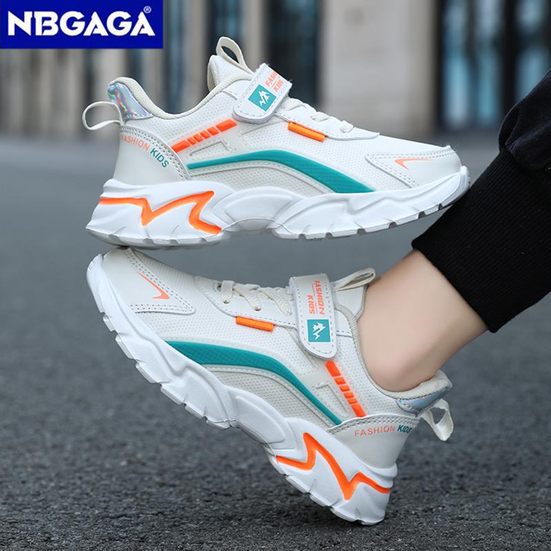 Fashion Children's Leather Sneakers Sport Kids Boys Girls Casual Shoes Breathable Non Slip School Walkiing Footwear