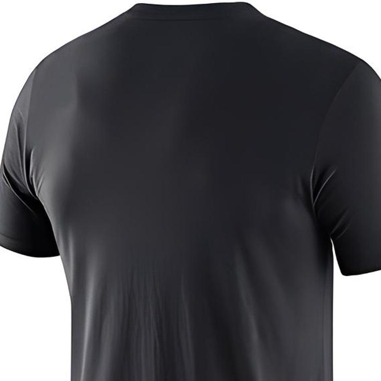 Nike NBA DRI-FIT Front Logo Short Sleeve Tee 'Brooklyn Nets Black' Men's CV1219-010