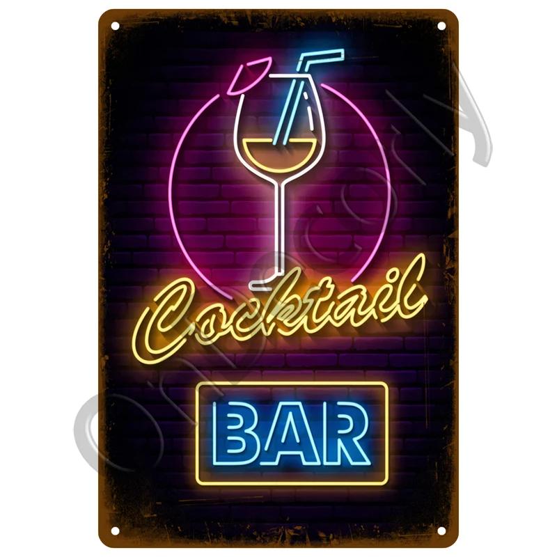 Plechová cedule pro bar, hospodu, klub, pánský doupě, železná kovová cedule, vintage plakát, nástěnná dekorace, malba studeného piva, domácí dekorace