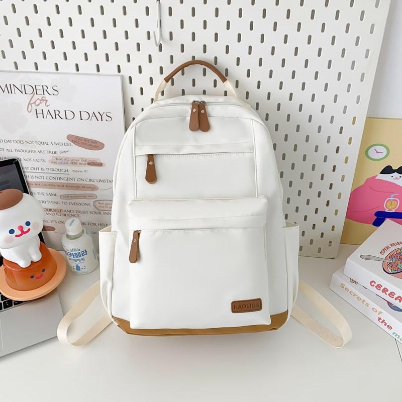 Casual Joker Backpack Retro Fashion Commuter College Student Travel Backpack Girl Student Bag Large Capacity 2425₽