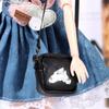 Miniature Doll PU Leather Bag DIY 17cm Doll Bag Accessories Plush Doll Leather Handbag  Kids