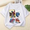 2026 Summer Cotton Versatile Breathable Cool Parent Child Wear Transformers Autobots Attack Cartoon Printed Children's T-shirt