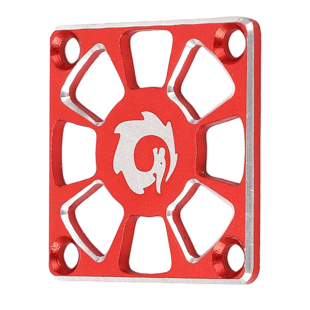 RC Cooling Fan Cover 1.18in Wide Aluminium Alloy Light Sturdy Cool RC ESC Cooling Fan Cover for