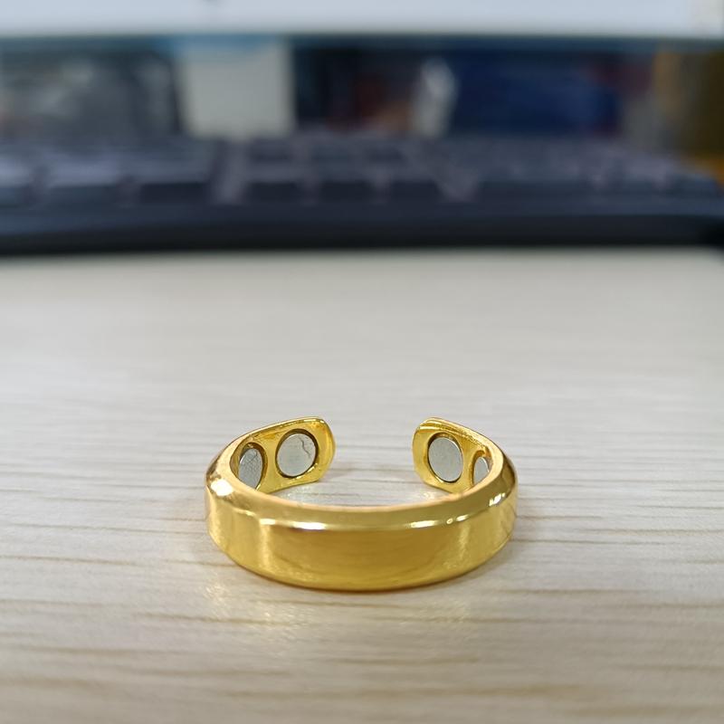 Magnetringe zur Gewichtsreduktion für Damen Herren Power Stopper Schlafen Anti-Schnarchen Gesundheitsvorsorge Schmuck Magnetfeldtherapie Fingerring