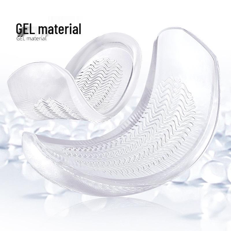 Water Pattern Non-Slip Shock Absorbing Heel Pads for Men and Women