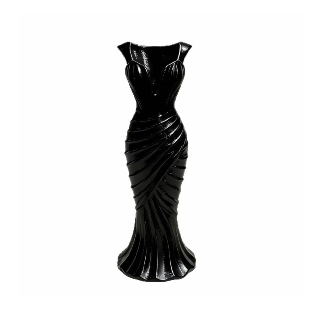 Flower Arrangement 3D Printed Flower Vases Gown-Shaped Decorative Vase  Home Desktop Decorations