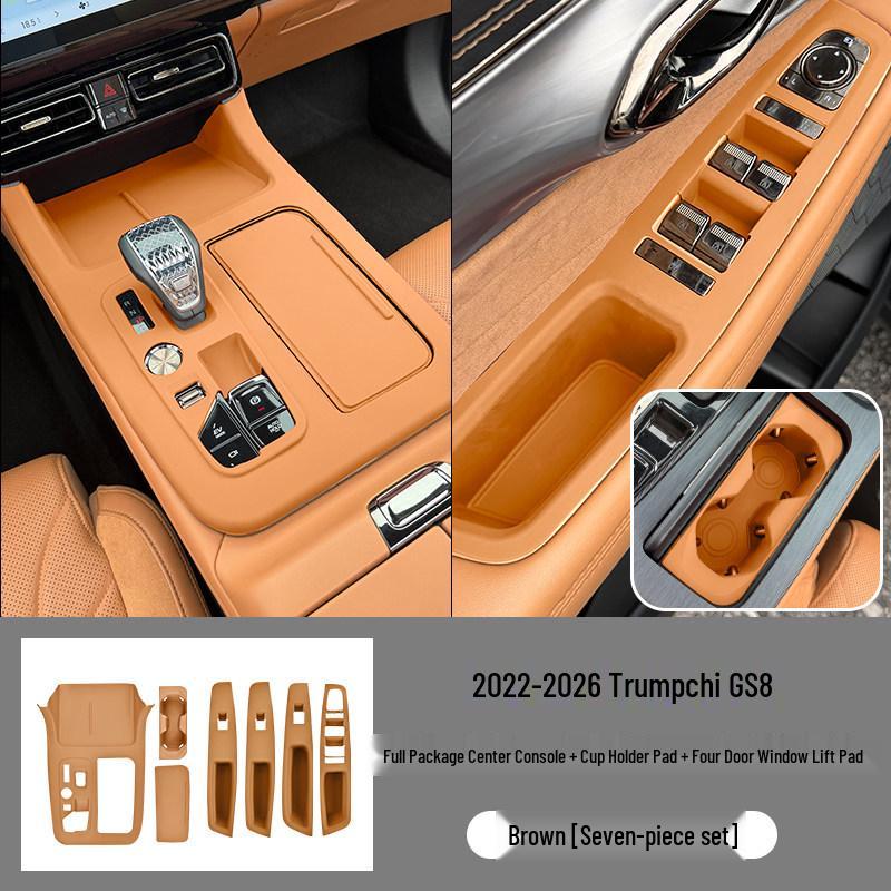 Trumpchi GS8 Center Console Silicone Pad & Door Handle Modification Accessories
