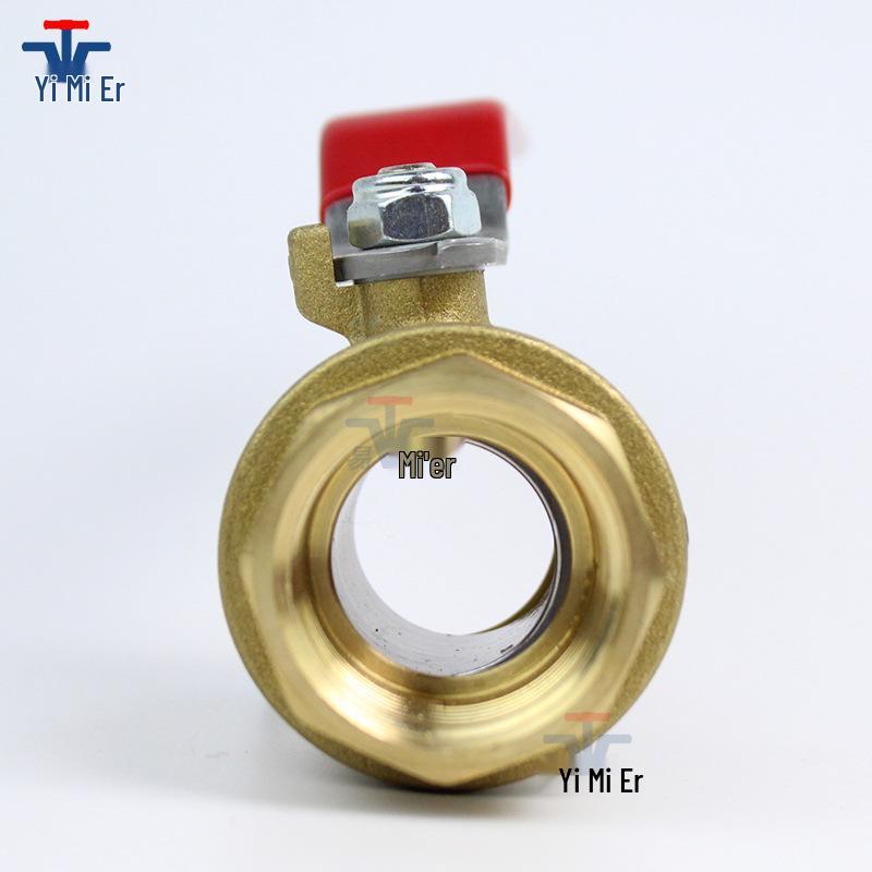 Japan TOYO 600WOG Brass High-Pressure Threaded Ball Valve - Red-White Genuine.