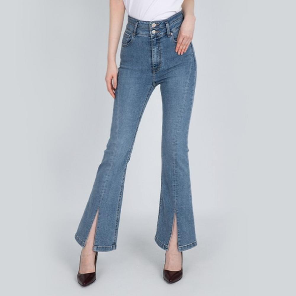 

GueSS GueSS Женские джинсы S Эко-джинсы с отделкой спереди, расклешенные, средней длины, синие Yn5d6067 24/medium blue