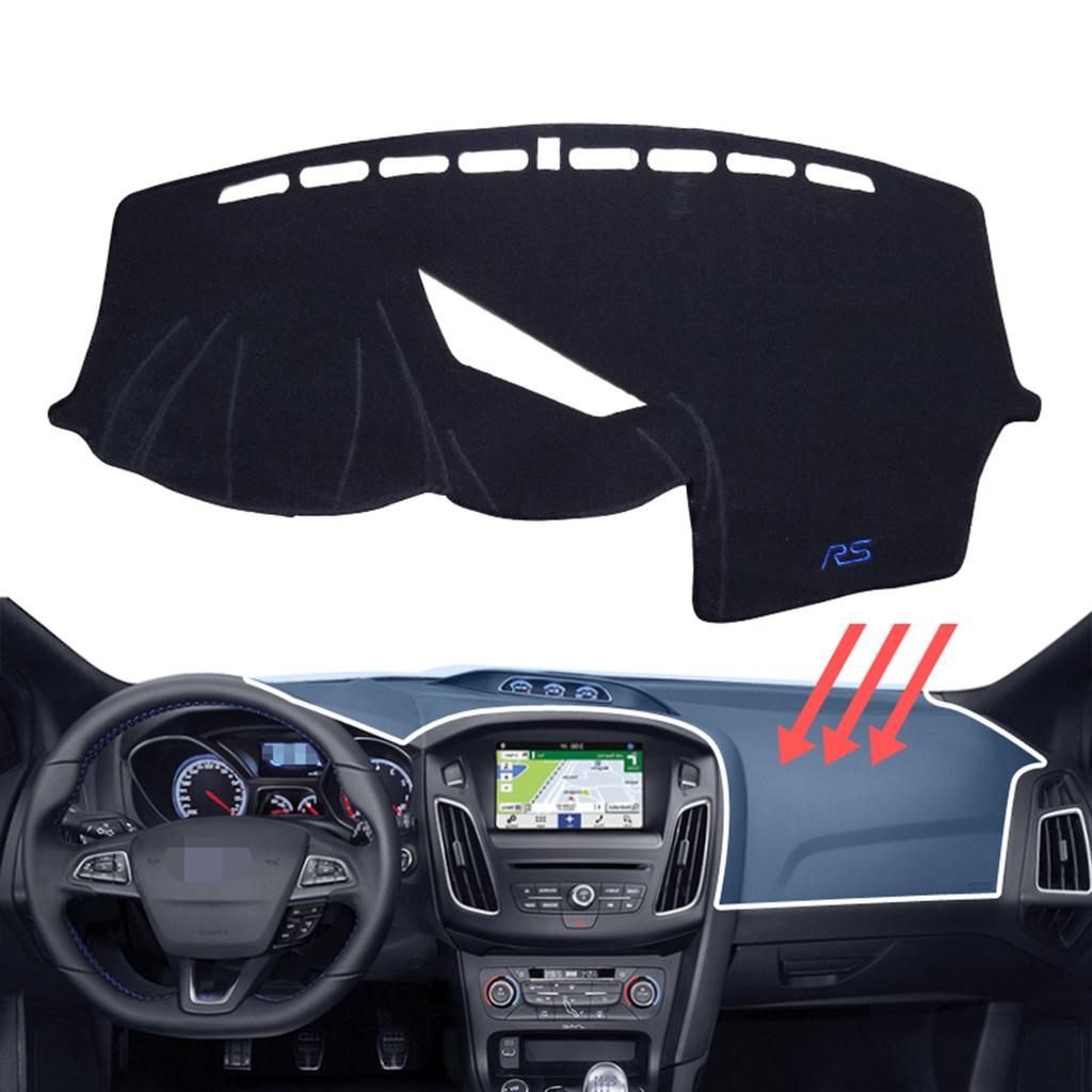 for Ford Focus RS ST 2012 2013 2014 2015 2016 2017 2018 Car Dashboard Mat Accessories Sun Protection Protective Pad