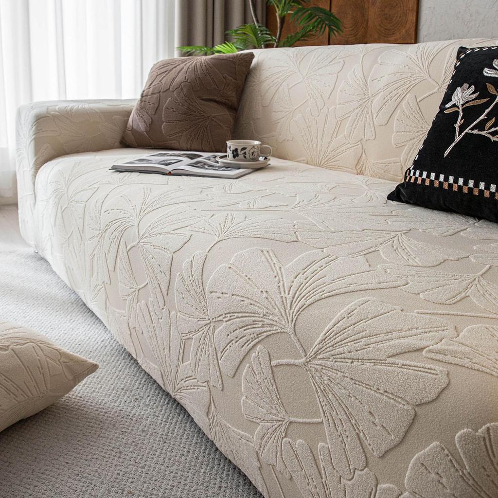 2025 New Light Luxury Jacquard Velvet Sofa Cover, Non-Slip, All-Season, Full Wrap.