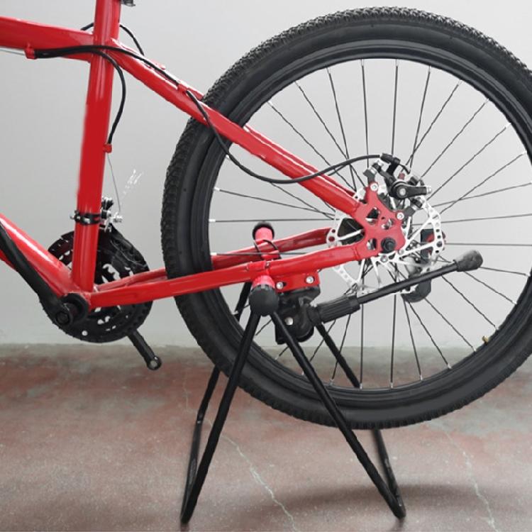 Road Bike Triangle Stand Foldable Floor Stand Bike Display Wheel Hub Bracket
