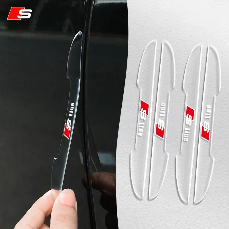 Car Body Edge Anti Scratch Collision Protection Strip Stickers For I8 Sline A4 B5 B6 A3 8P 8V 8L A5 A6 C6 C5 A1 A7 A8 Q2 Q3 TT O9s4
