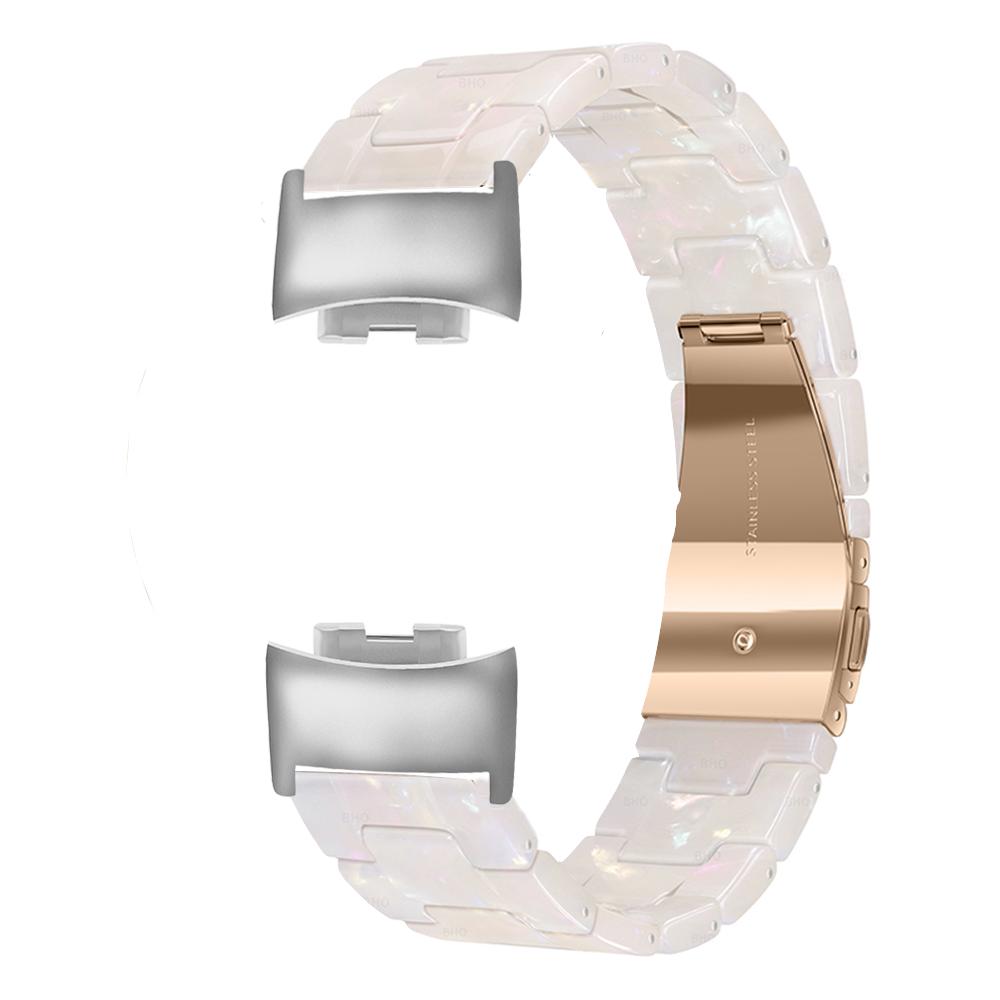 Cinturino in Resina per Charge 6 5 Leggero Traspirante Regolabile Fibbia Pieghevole Cinturino Orologio Accessori per Fitbit Charge 5 6