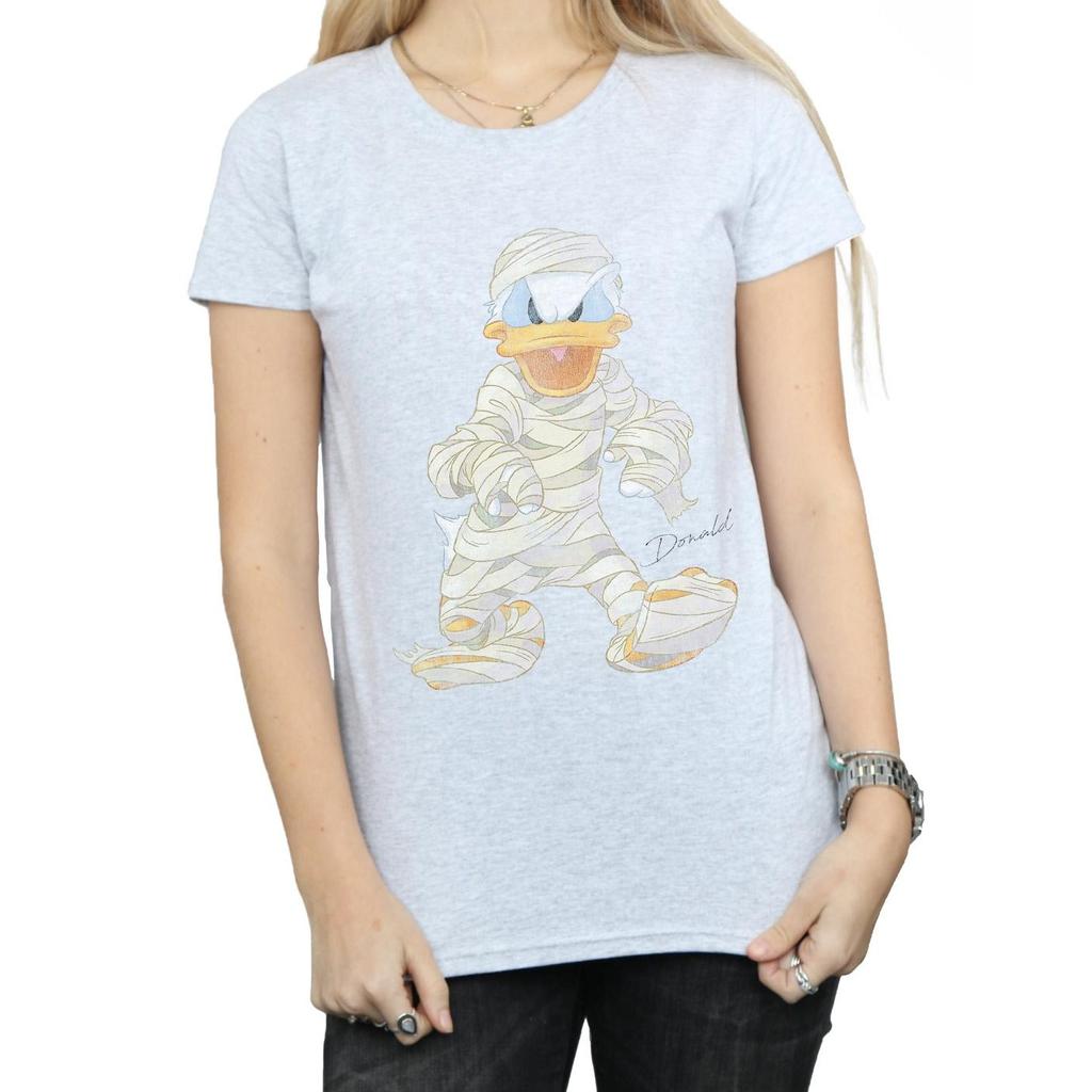 Disney Womens/Ladies Mummy Donald Duck Cotton T-Shirt