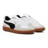 Puma Palermo Leather Velké Dítě Bílá Černá Gumová Dětské Tenisky Vapor-Grey 397275-01