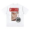 2026 Epic Close Up Dragon Ball Goku TShirt Kanji Symbol Graphic Tee Cotton Crew Neck Anime Streetwear Fashion Casual Tops