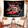 Personalized Slayer band Background Tapestry,Custom Name Birthday Party,Multifunctional Wall Decoration for Home Decor,Various Occasions