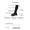 2025 Women's Knee-High Thick Sole Boots - Slimming, Over-the-Knee, Mid-Calf High-Top Autumn Design