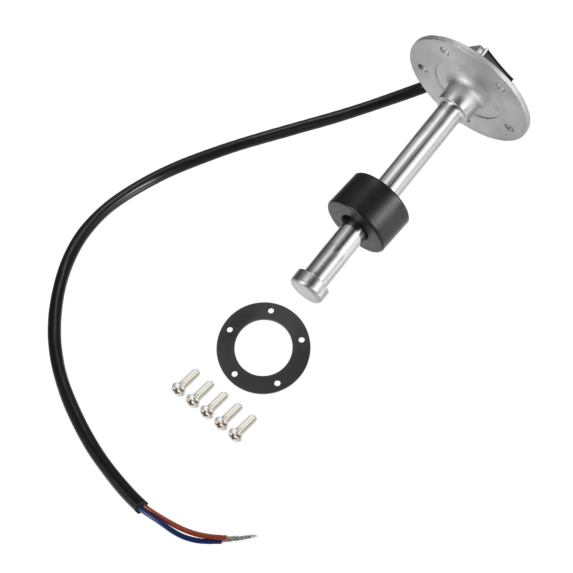 

ACROPIX Fuel Sending Unit Float Replacement for Universal Marine Fuel Gauge Gas Tank Diesel Water Level Sender Unit Stainless Silver Sensor,